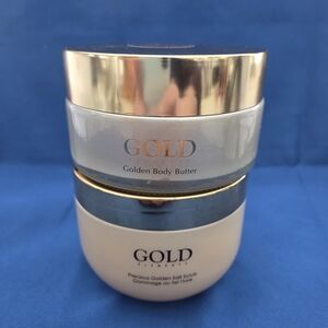 Premier Gold Elements Body Butter and Salt Scrub Set